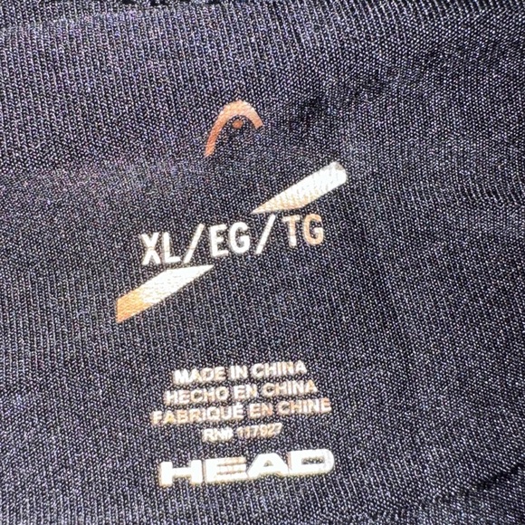 Head brand Black Athletic ruffled Skort. Size XL  VGUC - Picture 8 of 8